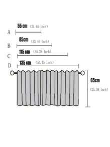 1 Pieza Cortina De Ventana Transparente Con Doble Capa De Encaje Floral Bordado Con Perlas Decorativas De Estilo Americano/francés/europeo
