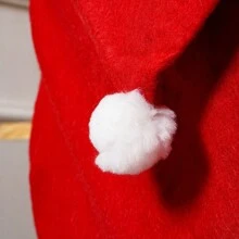 1 件圣诞装饰品、圣诞椅套、无纺布椅套、圣诞桌饰、圣诞帽、柔软触感