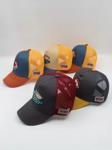 Paquete de 5 pzs de gorra vaquera con diseño de Tiburon - Multicolor - Ver 3