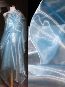 1 Pieza Tela Bordada, Tela De Vestido Bordada De Hierba Acuática Para Vestidos De Moda De Mujer Diy, Tela De Encaje De Bordado De Vestido De Mujer