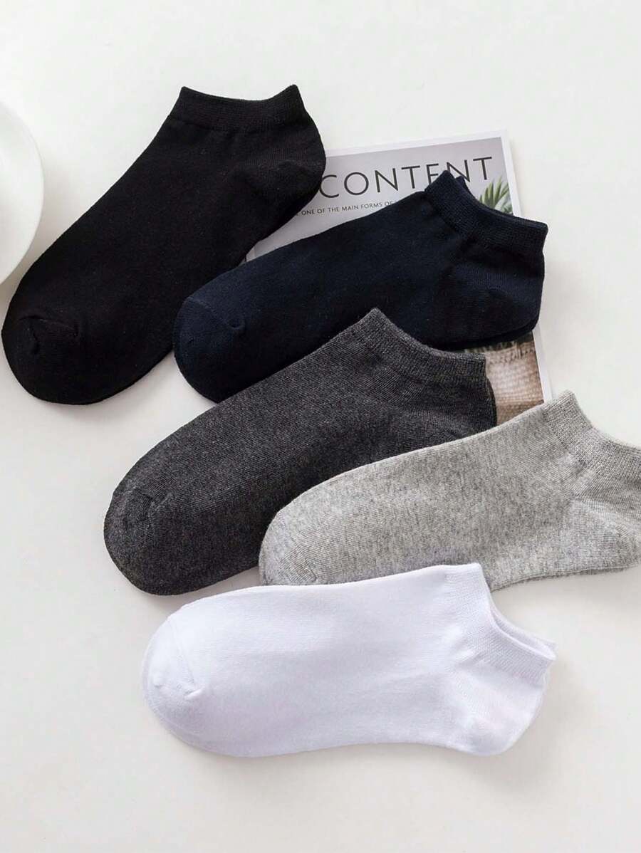 5 雙裝男士戶外運動襪套裝 - 彩色 - 查看 1