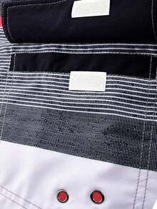 Men's Sportwear Quick Dry Board Shorts with Lining - White - View 8