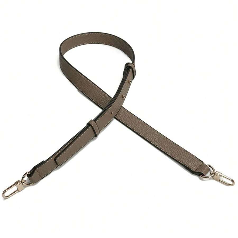 Genuine Leather Handbag Strap Shoulder Crossbody Bag Strap Modifications Wide Strap Replacement Strap - Grey - View 1
