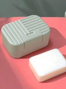 1 pieza Caja de jabón de plástico