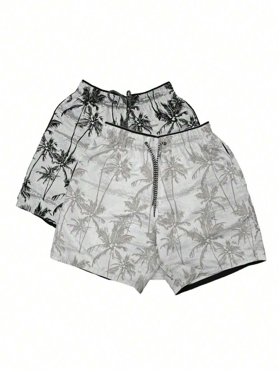 Men Shorts - 灰色 - 查看 1