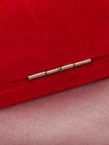 1pc Simple And Stylish Velvet Necklace Storage Box Suitable For Daily Jewelry Storage, Festival Gift Packaging