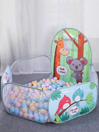 1 件可折叠三布儿童游戏帐篷，六角形海洋球池篮筐篮球游戏屋，适合室内/户外游戏和露营（不包括海洋球），帐篷，儿童帐篷，露营帐篷