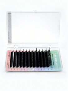 3 件装 NAGARAKU 优质貂皮假睫毛延长 10 毫米 11 毫米 12 毫米 柔性织物宽长 YY 黑色用于嫁接假睫毛和单根睫毛 睫毛簇、睫毛簇、单根睫毛、睫毛、假睫毛 - 黑色 - 查看 3