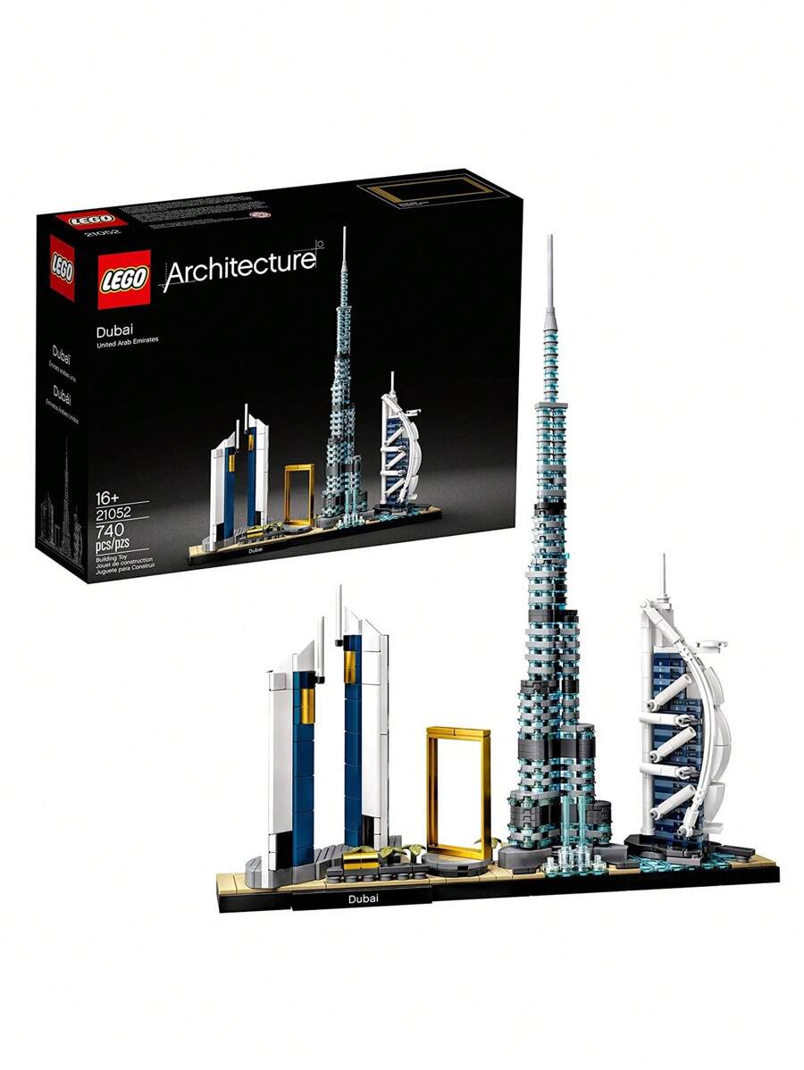 21052  Architecture Skylines Dubai Building Collectible Architecture Building Set For Adults - Blue - View 1