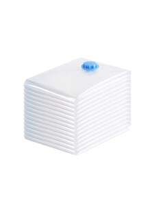 1pc Vacuum Compression Bag For Travel Clothing Storage With Air Pump(random Color) - Clear - View 6