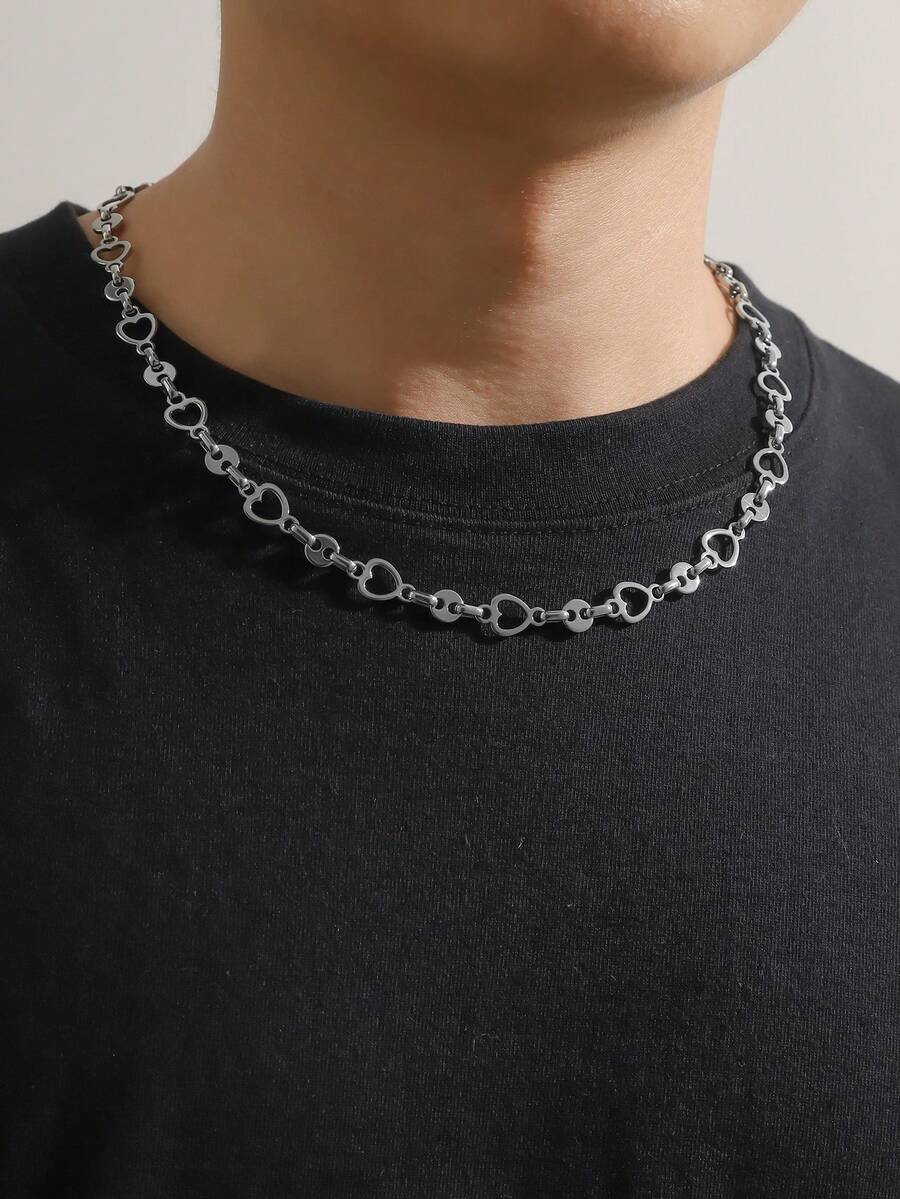 不銹鋼心形項鍊