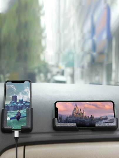 ¡asegura Tu Móvil En Tu Coche Con Este Soporte Para Teléfono Móvil Multifuncional Con Montaje Adhesivo En El Salpicadero!