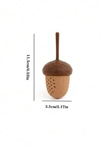 Dụng cụ lọc trà mini Acorn, dụng cụ pha trà bằng silicon, bộ lọc trà hình nón thông - Nhiều màu - Xem 2
