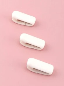 1 件紙膠帶切割夾迷你紙膠帶分配器不鏽鋼鋸齒刀片切割器適用於手帳膠帶 - 白色 - 查看 9