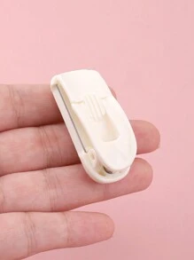 1 件紙膠帶切割夾迷你紙膠帶分配器不鏽鋼鋸齒刀片切割器適用於手帳膠帶 - 白色 - 查看 6