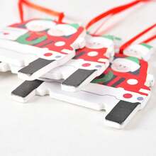 1入組聖誕diy車用掛件,小型木質掛件,創意可愛家庭diy車輛裝飾,聖誕樹裝飾禮物