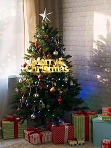 1入組”merry Christmas”字母裝飾燈,led電池式聖誕節燈飾,聖誕節假期室內外裝飾燈,可用於陽台花園草坪聖誕樹門廊車庫庭院,營造溫馨美麗的氛圍