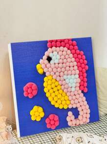 200pcs Multicolor High Elasticity Diy Pom Poms - Multicolor - View 7