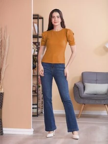 Women Tops - màu nâu - Xem 3