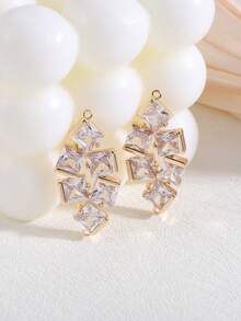 2入組向日葵設計時尚手鐲珠子,適用於珠寶製作