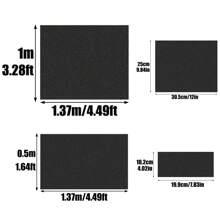 1片黑色皮革修補貼片-自粘pu貼紙,適用於沙發,椅子等等