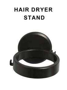 1入壁掛式浴室吹風機架,免打孔,簡約款式,帶有儲物架的吹風機架