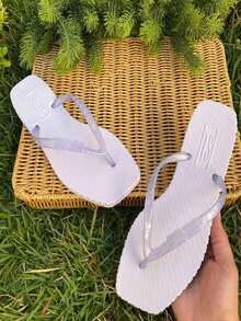 Women Flip-Flops - 白色 - 查看 2