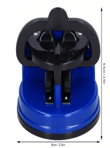 1 pieza Mini afilador de cuchillos portátil antideslizante con ventosa para fijar la herramienta de afilado, en varios colores. Oferta del - Multicolor - Ver 3