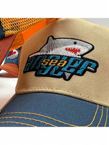 Paquete de 5 pzs de gorra vaquera con diseño de Tiburon - Multicolor - Ver 5