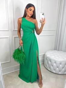 Women Dresses - Green - View 1
