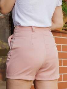 Women Shorts - Màu Hồng baby - Xem 2