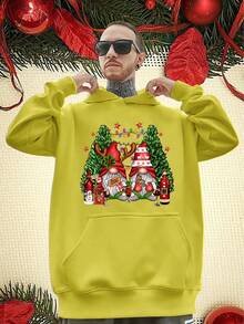 Men Sweatshirts - 黃色 - 查看 1