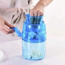 Portable Ice Maker Crusher Ice Maker With Portable Rotating Hand Crank - Multicolor - View 2