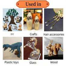 100入組黑色迷你熱熔膠槍棒,0.27 X 3.94英寸 X 100個,兼容大多數的膠槍,超清晰熔膠,適合diy,膠槍,工藝,密封,木工,塑料,織物,陶瓷