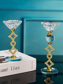 Candelabro de cristal de lujo, diseño creativo, decoración de habitación, regalos - Dorado - Ver 4