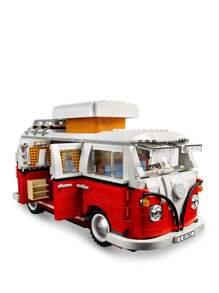 10220 Creator Volkswagen T1 Camper Van - Red - View 6