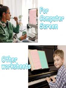 Colored Reading Overlay, A4 Transparent Colored Reading Tool, Adult Reading Disability Aid, Guided Reading Overlay, Used To Improve Reading Accuracy, Text Comprehension And Attention - Multicolor - View 7