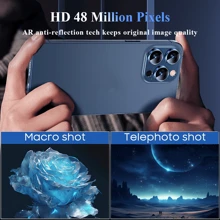 2pcs Camera Lens Protector Stickers, Blue (Original Color), HD Quality, Anti-Drop, Anti-Scratch, Compatible With Apple 11/12/13/14/15/16/16 Plus/16 Pro/16 Pro Max/17/17 Air/17 Pro/17 Pro Max Series