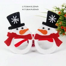 時尚聖誕裝飾用品眼鏡,禮物,雪人,鹿角,服裝道具,聖誕裝飾品 - 彩色 - 查看 11