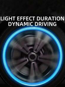 Light Up Your Ride: Universal Gas Nozzle Tire Valve Cap Set for Cars & Motorcycles - Apricot - View 2