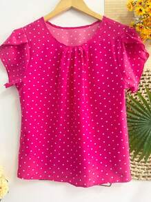 Women T-Shirts - Màu Hồng Tươi - Xem 1