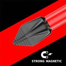 電工專用螺絲刀頭、11字型螺絲起子、強力磁鐵防滑插口、空氣開關板、空氣開關工具,20入組 - 黑色 - 查看 6