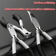 迷你鉗子、扁鉗、電工對角線剝線鉗、手動diy繞線珠寶鉗