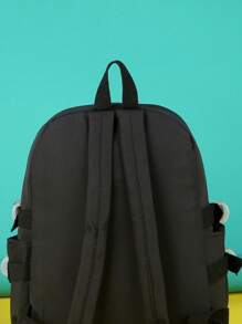 Ba lô màu trơn đa năng của Malist dành cho nữ, Nhiều túi du lịch ngoài trời Daypack Túi sách trong khuôn viên trường Thích hợp cho học sinh trung học cơ sở và sinh viên đại học, Ba lô đựng máy tính xách tay dành cho doanh nhân đi làm có sức chứa lớn Ba lô đi học, Cặp đi học, Ba lô đi học, Đi học lại, Ba lô lớn, Ba lô lớn Dung lượng, thích hợp cho các cô gái tuổi teen Nữ sinh viên đại học, hoàn hảo cho việc trở lại trường học, đại học, trung học cơ sở, trung học phổ thông - màu đen - Xem 3