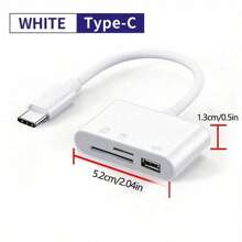 3合1微型usb轉usb 2.0 + Sd + Tf讀卡器,微型usb Otg插頭適用於android - 黑色-Micro - 查看 8