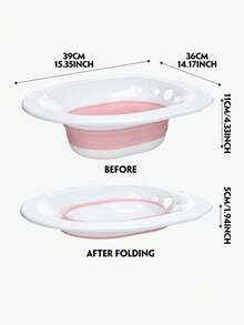2pcs/set Foldable Toilet Sitz Bath, With Sprayer, Essential For Women's Cleaning - Multicolor - View 9