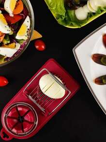 2-In-1 Egg Slicer And Wedger - Pink - View 2