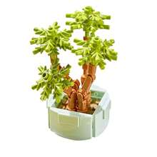 Plant Pot Building Blocks Set, Creative Flower Toy, Plant Display Decor, Construction Toy Suitable For Both Adults And Children - Multicolor - View 4