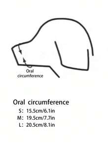 1pc Silicone Pet Muzzle - Blue - View 5