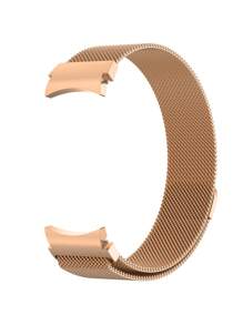 Set combinado de 2 en 1 de pulsera y carcasa compatible con Samsung Galaxy Watch 4, 5, 6 y 7 de 40/44MM. Pulsera de estilo milanés casual y de negocios, con carcasa de alambre trenzado de acero inoxidable y cierre magnético. Carcasa integrada anti-caída y resistente a arañazos de PC y cristal templado, compatible con Samsung Galaxy Watch 40/44MM. Pulsera y carcasa de moda y fácil de usar para mujeres.